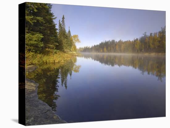 Hoe Lake, Boundary Waters Canoe Area Wilderness, Superior National Forest, Minnesota, USA-Gary Cook-Premier Image Canvas