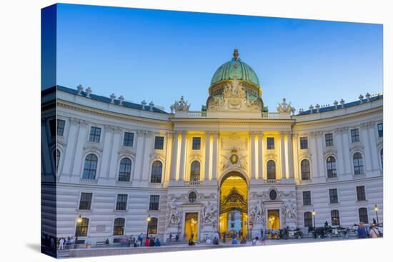 Hofburg Palace at dusk, Vienna, Austria-John Guidi-Premier Image Canvas