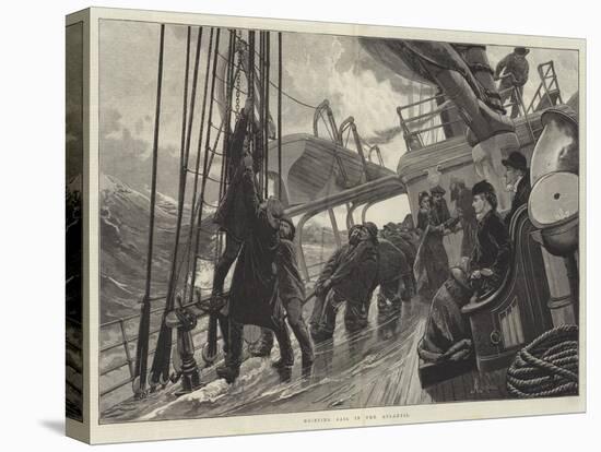 Hoisting Sail in the Atlantic-Alfred Edward Emslie-Premier Image Canvas