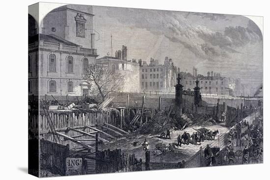 Holborn Viaduct, London, 1867-null-Premier Image Canvas