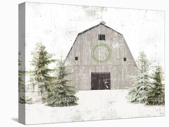 Holiday Barn-Katie Pertiet-Stretched Canvas