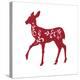 Holiday Deer I-Janice Gaynor-Stretched Canvas