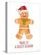 Holiday Gingerbread Man I-Lanie Loreth-Stretched Canvas