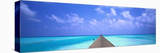 Holiday Island Maldives-null-Stretched Canvas