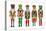 Holiday Nutcrackers I-Farida Zaman-Stretched Canvas