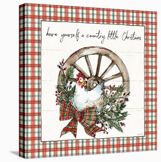 Holiday on the Farm V Plaid-Anne Tavoletti-Stretched Canvas