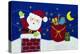 Holiday Santa-Betz White-Stretched Canvas