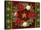 Holly Wreath-Tom Wood-Stretched Canvas