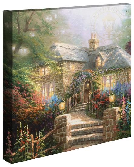 Hollyhock House Gallery Wrapped Canvas Thomas Kinkade Art Com