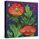 Hollyhocks 316-Howie Green-Premier Image Canvas