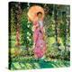 Hollyhocks, C. 1912-Frederick Carl Frieseke-Premier Image Canvas