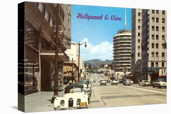 Hollywood and Vine-null-Stretched Canvas