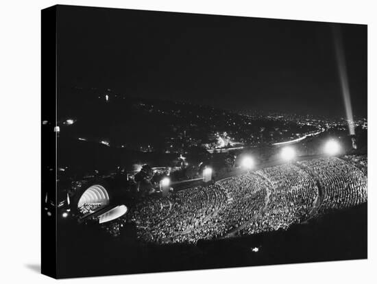 Hollywood Bowl at Night-null-Premier Image Canvas