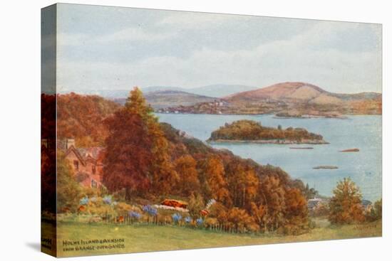 Holme Island and Arnside, from Grange-Over-Sands-Alfred Robert Quinton-Premier Image Canvas