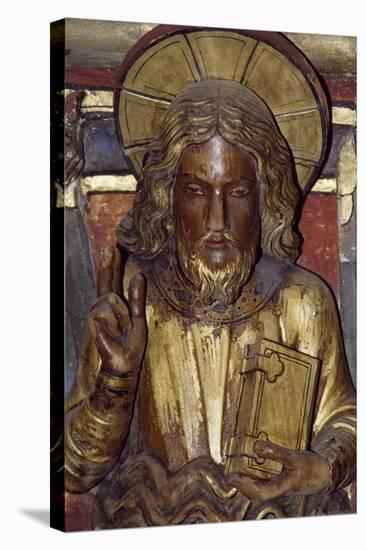 Holy Apostle, Wooden Relief from the Upper Chapel of the Holy Chapel, Paris, Ile-De-France, France-null-Premier Image Canvas