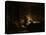 Holy Family at Night-Rembrandt van Rijn-Stretched Canvas