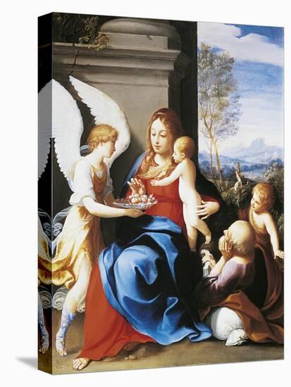 Holy Family Served by Angels-Guido Reni-Premier Image Canvas