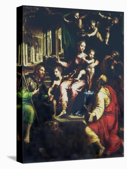 Holy Family with Saints-Giulio Romano-Premier Image Canvas