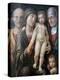 Holy Family with St Elizabeth and St John the Baptist as a Child, C1495-1500-Andrea Mantegna-Premier Image Canvas