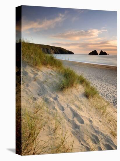 Holywell Bay with Carters Gull Rocks in the Background, Near Newquay, Cornwall, UK, June 2008-Ross Hoddinott-Premier Image Canvas