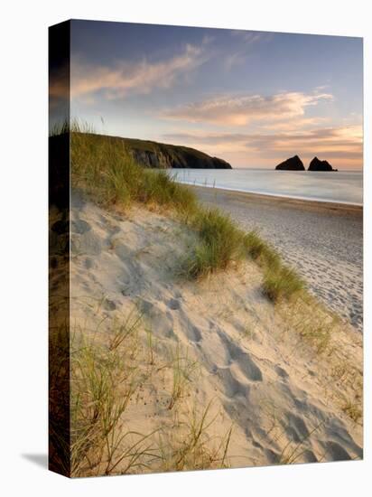 Holywell Bay with Carters Gull Rocks in the Background, Near Newquay, Cornwall, UK, June 2008-Ross Hoddinott-Premier Image Canvas