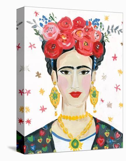 Homage to Frida Bright-Farida Zaman-Stretched Canvas