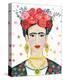 Homage to Frida Bright-Farida Zaman-Stretched Canvas