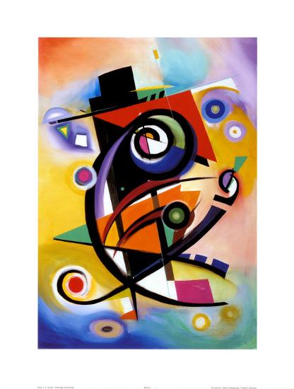 Homage to Kandinsky-Alfred Gockel-Stretched Canvas