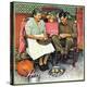 "Home for Thanksgiving", November 24,1945-Norman Rockwell-Premier Image Canvas