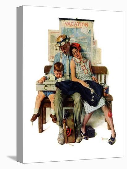 "Home from Vacation", September 13,1930-Norman Rockwell-Premier Image Canvas