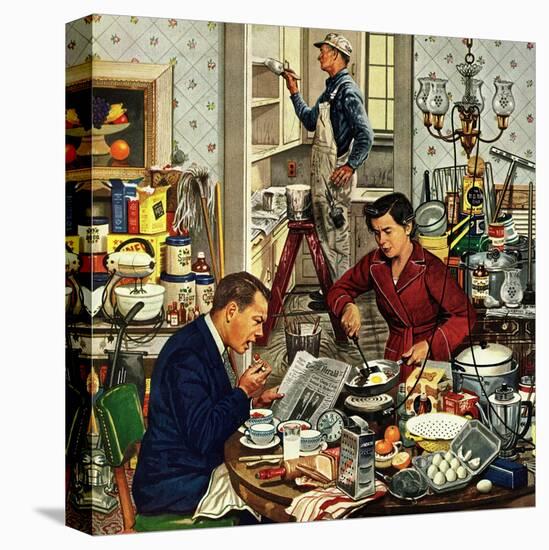 "Home Improvement", December 5, 1953-Stevan Dohanos-Premier Image Canvas