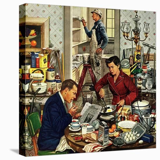 "Home Improvement", December 5, 1953-Stevan Dohanos-Premier Image Canvas