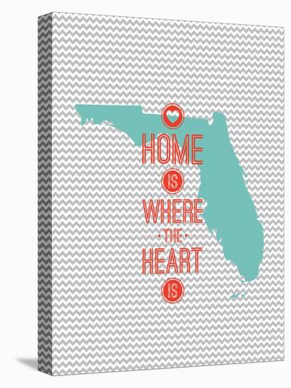 Home Is Where The Heart Is - Flordia-null-Stretched Canvas