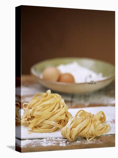 Home-made Ribbon Pasta and Ingredients-null-Premier Image Canvas