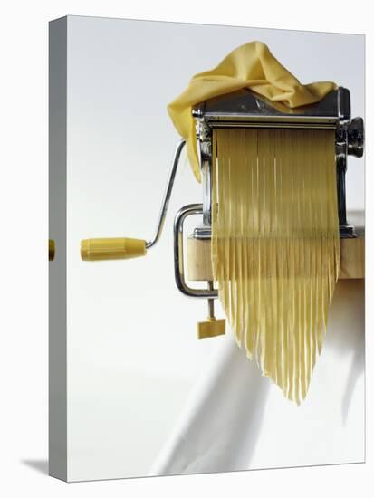 Home-Made Tagliatelle with Pasta Maker-Kai Stiepel-Premier Image Canvas