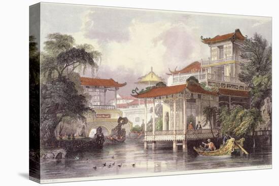 Home of a Chinese Merchant Near Canton-Thomas Allom-Premier Image Canvas