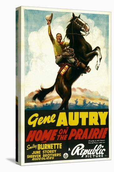 Home on the Prairie, Gene Autry, 1939-null-Stretched Canvas