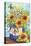 Home Sweet Home Sunflowers and Daisies-Melinda Hipsher-Premier Image Canvas