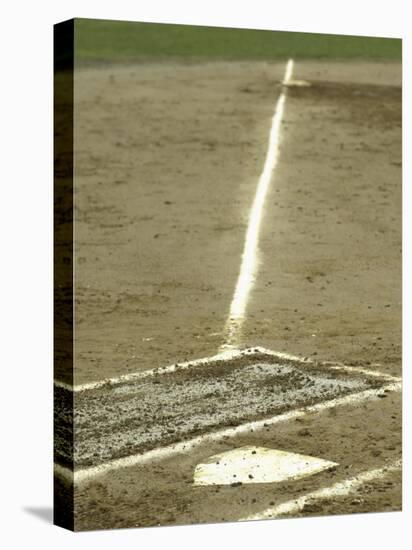 Homeplate with View of Third Base-null-Premier Image Canvas