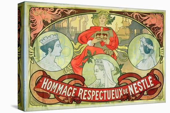 Hommage Respectueux De Nestle, 1897-Alphonse Mucha-Premier Image Canvas