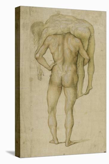 Homme nu avec un cadavre sur les épaules-Luca Signorelli-Premier Image Canvas