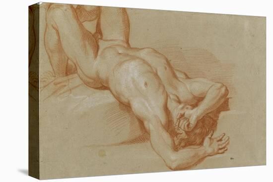Homme nu, précipité-Charles Le Brun-Premier Image Canvas