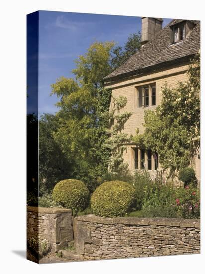 Honey Coloured Stone House, Upper Slaughter, the Cotswolds, Gloucestershire, England-David Hughes-Premier Image Canvas