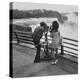 Honeymoon Couple, Colman Laposa Jr. and Wife, Gazing at the Niagara Falls-Yale Joel-Premier Image Canvas