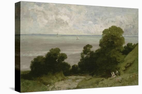 Honfleur ou l'Embouchure de la Seine-Gustave Courbet-Premier Image Canvas