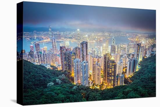 Hong Kong, China City Skyline from Victoria Peak-Sean Pavone-Premier Image Canvas