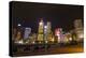 Hong Kong, China. Night Skyline with Twilight in City at Harbor-Bill Bachmann-Premier Image Canvas