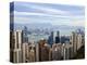 Hong Kong Cityscape Viewed from Victoria Peak, Hong Kong, China, Asia-Amanda Hall-Premier Image Canvas