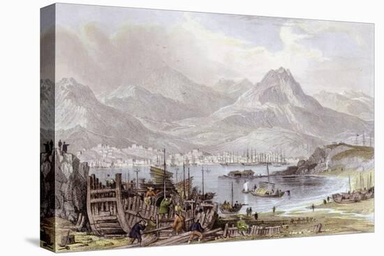 Hong Kong Kowloon-Thomas Allom-Stretched Canvas