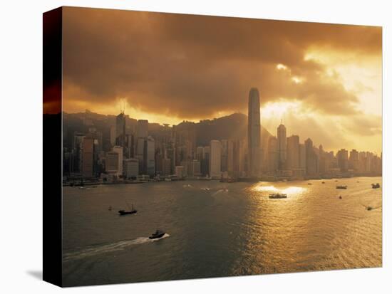 Hong Kong Skyline from Kowloon, China-Jon Arnold-Premier Image Canvas